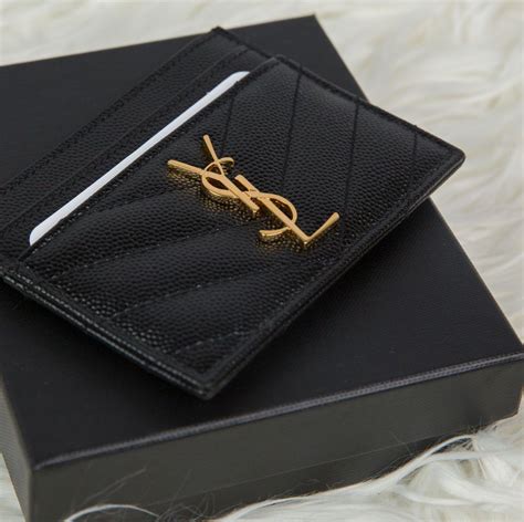 ysl card holder usd|YSL keychain card holder.